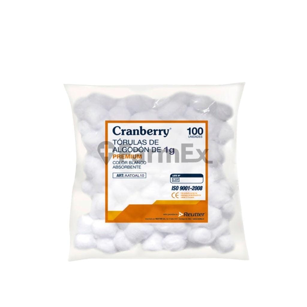 Algodón en Torulas 1.0 g x 100 unidades Farmex-Pluxee-Persistente